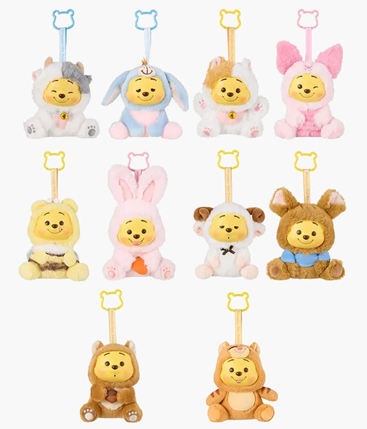 Disney Winnie The Pooh - Naughty Team - Vinyl Plush Pendant - Blind Box