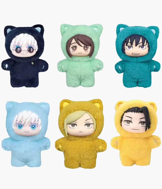 Jujutsu Kaisen Cat Ear Plushie - Pendant Blind Box
