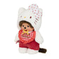 Monchhichi Dressed as Hello Kitty Gingham Check Figure